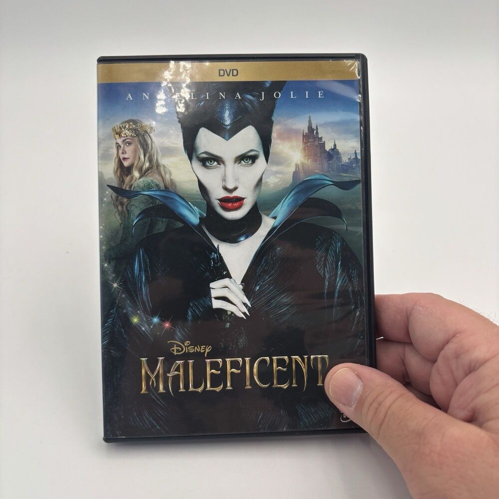 Disney Maleficent DVD 2014 Angelina Jolie Elle Fanning Widescreen PG Movie